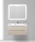 Тумба с раковиной подвесная BelBagno Marino 1000 , Crema Opaco, 1000x445x500, MARINO-1000-2C-SO-CO-P/BB1000/445-LV-MR-PR