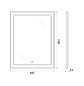 Зеркало BelBagno SPC-KRAFT-685-885-TCH-WARM