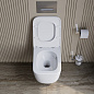 Унитаз подвесной безободковый с сиденьем и смывом ТОРНАДО BelBagno БЛЕСК (LUCE) BB076CH-TOR/SC