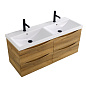 MARINO-CER База под раковину подвесная, Rovere Rustico, MARINO-CER-1200-4C-SO-2-RR-P
