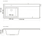 Раковина из литьевого мрамора, правосторонняя Belbagno BB1200/480-LV-MR-R