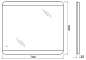 Зеркало BelBagno SPC-CEZ-700-600-LED-TCH