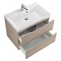 Тумба с раковиной подвесная BelBagno Marino 700 Rovere Grigio, 700x450x500, MARINO-700-2C-SO-RG-P/BB700/450-LV-MR-AST