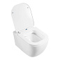 Унитаз подвесной BelBagno GENOVA BB1102CH с сиденьем BB1102SC + Система инсталляции для унитазов BelBagno BB002-80 с кнопкой смыва BB005-PR-CH
