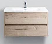 KRAFT База под раковину с двумя выкатными ящиками, Rovere Galifax Bianco, 1010х460х515, KRAFT-1000-2C-SO-RGB