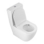 Унитаз-компакт безободковый с сиденьем и смывом ТОРНАДО BelBagno СФЕРА (SFERA-TOR) BB2141CP-TOR/SC+BB2141T