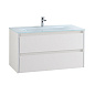 Тумба с раковиной подвесная Belbagno KRAFT 900, Bianco Opaco, 910х460х515, KRAFT-900-2C-SO-BO/BB910/465-LV-VTR-BL