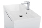 Тумба с раковиной напольная BelBagno MARINO 60 Bianco Lucido, раковина белая, MARINO-600-2C-PIA-BL-P/BB600/450-LV-MR-AST