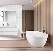 Ванна акриловая отдельностоящая матовая Belbagno BB413-1700-800-MATT