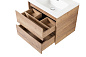 Тумба с раковиной подвесная Belbagno KRAFT 600, Rovere Tabacco, 610х460х515, KRAFT-600-2C-SO-RT/BB600ETL