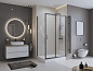 Душевой уголок BelBagno UNO-195-AH-1-110/100-C-NERO
