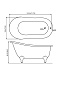 Ванна акриловая отдельностоящая Belbagno BB06-1550