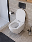 Унитаз подвесной безободковый с сиденьем и смывом ТОРНАДО BelBagno МАРИНА (MARINO-TOR) BB7026CH-TOR/SC