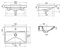 Раковина керамическая Belbagno 600x450, BB-0320-60-LVB