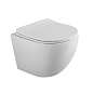 Унитаз подвесной безободковый с сиденьем BelBagno ФОРМАТ(UNO) 2.0 BB7306CHR/SC