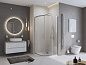 Поддон из искусственного мрамора BelBagno TRAY-MR-UNO-R-80-550-35-W-NO