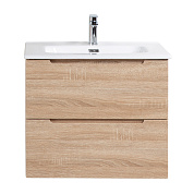 Тумба с раковиной подвесная Belbagno ETNA 700, Rovere Bianco, 710х460х515, ETNA-700-2C-SO-WO-P/BB700ETL