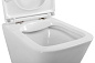 Унитаз подвесной безободковый с сиденьем BelBagno ТЕХНО (DUE) BB3103CHR/SC