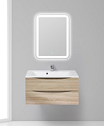 Тумба с раковиной подвесная BelBagno Marino 900, Rovere Bianco, 900x450x500, MARINO-900-2C-SO-WO-P/BB900/450-LV-MR-AST
