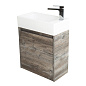 Тумба с раковиной подвесная Belbagno KRAFT MINI 500, Pino Pasadena, 494х256х500, KRAFT MINI-500/260-1A-SO-PP-L/7045-KL
