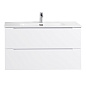 Тумба с раковиной подвесная Belbagno ETNA 900, Bianco Lucido, 910х460х515, ETNA-900-2C-SO-BL-P/BB900ETL
