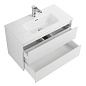Тумба с раковиной подвесная Belbagno KRAFT 39-800, Bianco Opaco, 810х390х515, KRAFT 39-800/390-2C-SO-BO/BB800/390ETL