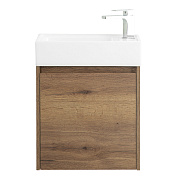 Тумба с раковиной подвесная Belbagno KRAFT MINI 500, Rovere Tabacco, 494х256х500, KRAFT MINI-500/260-1A-SO-RT-R/7045-KL