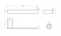 Полотенцедержатель CEZARES STYLUS-TH02-NOP