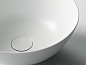 Умывальник чаша накладная круглая (цвет Белый Матовый) Ceramica Nova Element 358*358*155мм