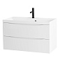 Тумба с раковиной подвесная BelBagno Marino 900, Bianco Opaco, 900x450x500, MARINO-900-2C-SO-BO-P/BB900/450-LV-MR-AST