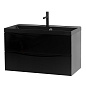 Тумба с раковиной подвесная BelBagno Marino 900, Nero Lucido, 900x450x500, MARINO-900-2C-SO-NL-P/BB900/450-LV-ART-AST-NERO