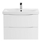 MARINO-CER База с керамической раковиной подвесная, Bianco Opaco, MARINO-CER-600-2C-SO-BO-P/BB-0320-60-LVB