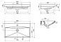 Раковина керамическая Belbagno 800x450, BB-0322-80-LVB
