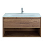 Тумба с раковиной подвесная Belbagno KRAFT 900, Rovere Tabacco, 900x460x500, KRAFT-900-1C-SO-RT/BB910/465-LV-VTR-BO