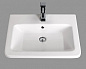 Тумба подвесная с керамической раковиной для ванной комнаты Belbagno Albano CER 50 см Pino Scania