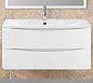 ACQUA База под раковину подвесная с двумя выкатными ящиками, Bianco Lucido, 1200x450x500, ACQUA-1200-2C-SO-BL