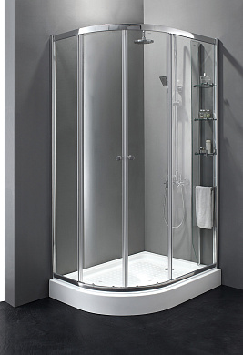 Душевой уголок с полочками CEZARES ANIMA-W-RH-2-120/100-C-Cr-R