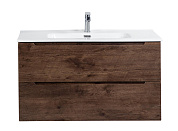 Тумба с раковиной подвесная Belbagno ETNA 1000, Rovere Moro, 1010х460х515, ETNA-1000-2C-SO-RW-P/BB1000ETL