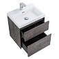 PIETRA MINI База под раковину подвесная с двумя выкатными ящиками, Stone, 494х395х400, PIETRA MINI-500AS-2C-SO-PT