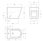 Биде напольное BelBagno ПРИТЯЖЕНИЕ (FLAY-R) BB1003B
