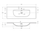 Раковина керамическая Belbagno BB-8099-120