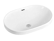 Умывальник овальный встраиваемый сверху в столешницу Ceramica Nova Element 600*400*195мм