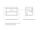 Тумба с раковиной подвесная Belbagno KRAFT 800, Bianco Opaco, 800x460x500, KRAFT-800-1C-SO-BO/BB800ETL