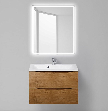MARINO База под раковину подвесная с двумя выкатными ящиками, Rovere Nature, 800x450x530, MARINO-800-2C-SO-RN-P