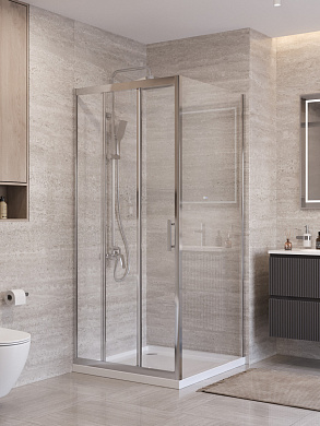 Душевой уголок BelBagno UNO-195-AHF-31-110/100-C-Cr