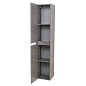 Колонна подвесная BelBagno KRAFT, 330x300x1600, Cemento Grigio, KRAFT-1600-2A-SC-CG-L, левосторонняя