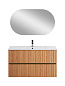 Тумба подвесная с керамической раковиной, Art&Max ELEGANT, 100 см бран AM-ELEGANT-1000-2C-SO-BR-P+AM7110-100