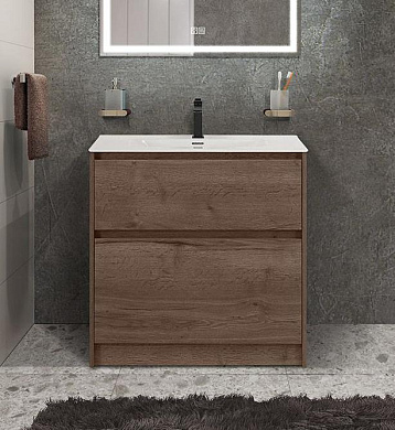 Тумба напольная с раковиной BelBagno KRAFT39-700/390-2C-PIA-RT