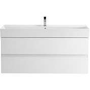 MOLVENO 46 База под раковину подвесная с двумя выкатными ящиками, Bianco Ghiaccio, 1200x460x500, MOLVENO 46-120-2C-SO-BG