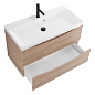 Тумба с раковиной подвесная BelBagno Marino 800, Rovere Bianco, 800x450x500, MARINO-800-2C-SO-WO-P/BB800/450-LV-MR-AST